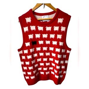 Rowing Blazers Warm and Wonderful Iconic Princess Diana Sheep Sweater Vest